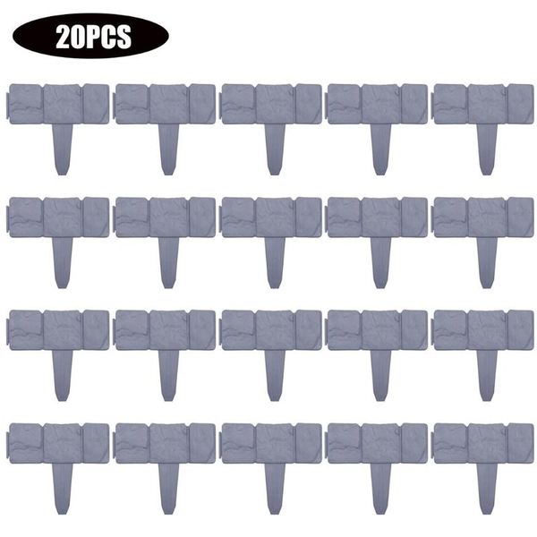fencing, trellis & gates q1jb 5/10/20 pcs imitation stone effect lawn fence gardening edging interlock flower bed border plant bordering gra
fencing, trellis & gates q1jb 5/10/20 pcs imitation stone effect lawn fence gardening edging interlock flower bed border plant bordering gra