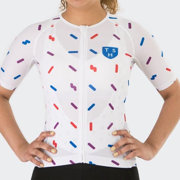 women tsh speed race shirt white female cycling jersey bicycle clothes short sleeve ride with silicone webbing racing jackets, Black;red
women tsh speed race shirt white female cycling jersey bicycle clothes short sleeve ride with silicone webbing racing jackets, Black;red