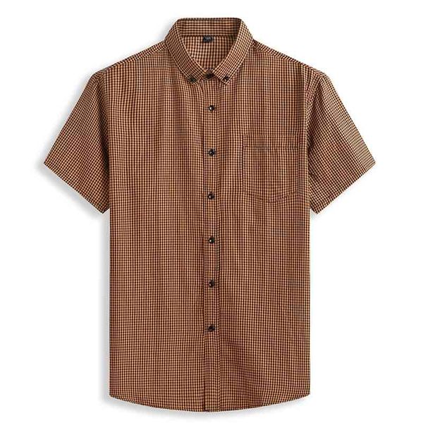 plus large short sleeve men pure cotton summer comforable plaid mens shirts business formal casual slim fit loose big size 8xl 210331, White;black
plus large short sleeve men pure cotton summer comforable plaid mens shirts business formal casual slim fit loose big size 8xl 210331, White;black