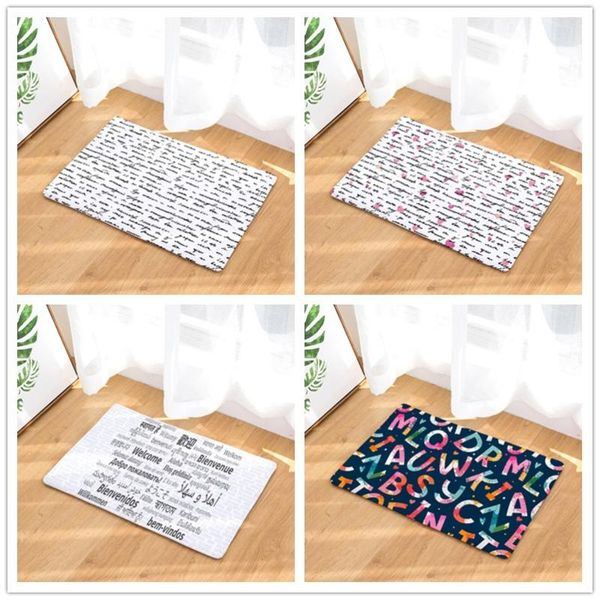 carpets nordic style flannel english alphabet digital printing door mat kitchen absorbent non-slip floor home decoration caroet
carpets nordic style flannel english alphabet digital printing door mat kitchen absorbent non-slip floor home decoration caroet