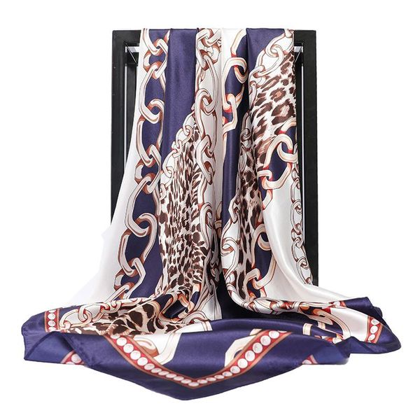 scarves 2021 luxury sunscreen silk scarf fashion foulard satin shawl scarfs leopard 90x90cm square head women bandana, Blue;gray
scarves 2021 luxury sunscreen silk scarf fashion foulard satin shawl scarfs leopard 90x90cm square head women bandana, Blue;gray