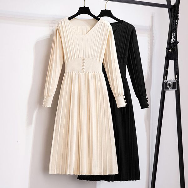 korean casual sleeve vintage sweater dress 2021 spring from a long knit piece wearing robe, Black;gray
korean casual sleeve vintage sweater dress 2021 spring from a long knit piece wearing robe, Black;gray