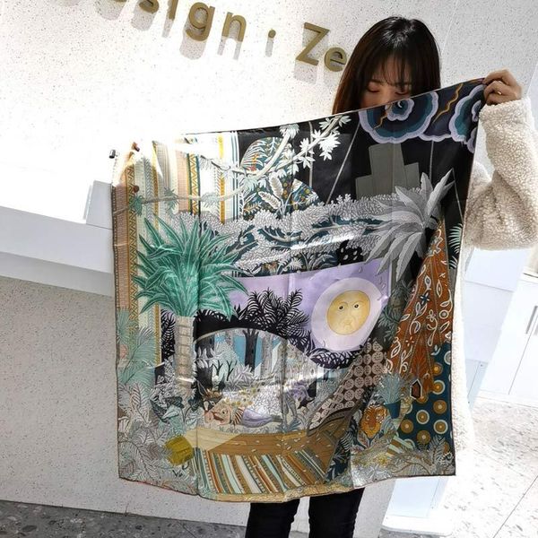 scarves 100% mulberry* silk scarf 90*90cm designer hand rolled edges foulard 90x90 natural *mulberry scarfs, Blue;gray
scarves 100% mulberry* silk scarf 90*90cm designer hand rolled edges foulard 90x90 natural *mulberry scarfs, Blue;gray