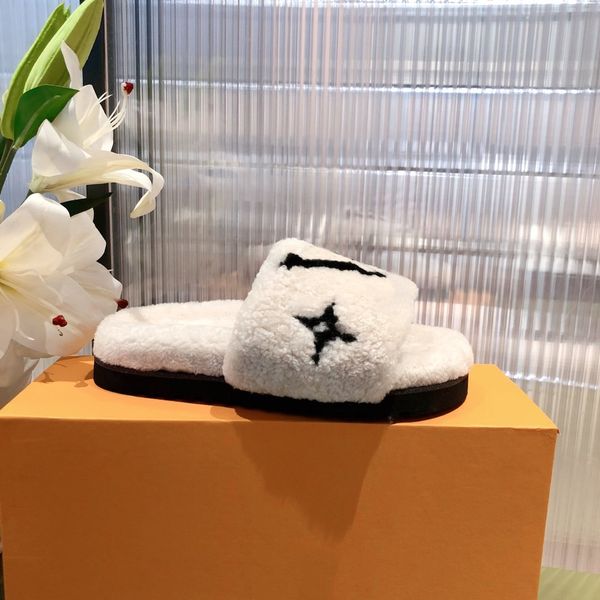 luxury shoes designer womens slippers ladies wool slides winter fluffy warm letters sandals comfortable fuzzy girl flip flop slipper, Red;white
luxury shoes designer womens slippers ladies wool slides winter fluffy warm letters sandals comfortable fuzzy girl flip flop slipper, Red;white