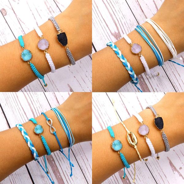 charm bracelets umka vintage rope for woman men lovers boho adjustable bracelet friendship 2021 resin stone druzy jewelry gifts, Golden;silver
charm bracelets umka vintage rope for woman men lovers boho adjustable bracelet friendship 2021 resin stone druzy jewelry gifts, Golden;silver
