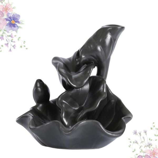 fragrance lamps 1pc ceramic incense burner antique backflow lotus shape deskadornment sticks holder
fragrance lamps 1pc ceramic incense burner antique backflow lotus shape deskadornment sticks holder