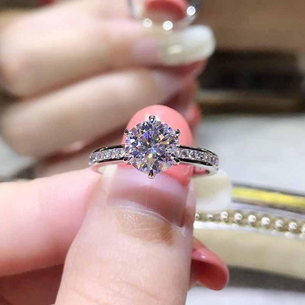 cluster rings romantic 9k white gold ring 6 round excellent cut moissanite jewelry engagement anniversary, Golden;silver
cluster rings romantic 9k white gold ring 6 round excellent cut moissanite jewelry engagement anniversary, Golden;silver