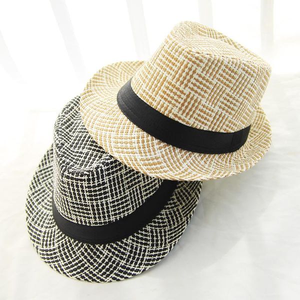 wide brim hats straw hat men short summer british retro jazz sun beach accessories sombreros de sol for women chapeau paille, Blue;gray
wide brim hats straw hat men short summer british retro jazz sun beach accessories sombreros de sol for women chapeau paille, Blue;gray