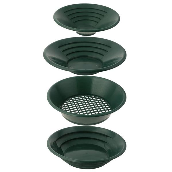 metal detectors 4 pcs plastic green color gold pan used for mining and sieving kit suitable filtering in rivers waters
metal detectors 4 pcs plastic green color gold pan used for mining and sieving kit suitable filtering in rivers waters
