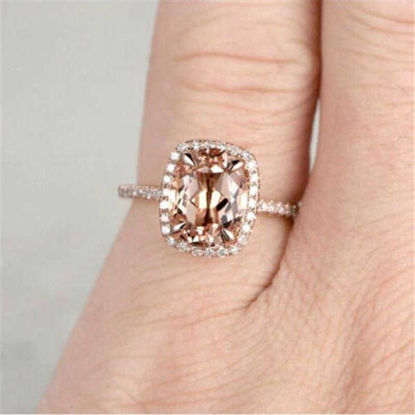 wedding rings women luxury champagne crystal rose oval imitation gem ring for engagement size 6-10, Slivery;golden
wedding rings women luxury champagne crystal rose oval imitation gem ring for engagement size 6-10, Slivery;golden
