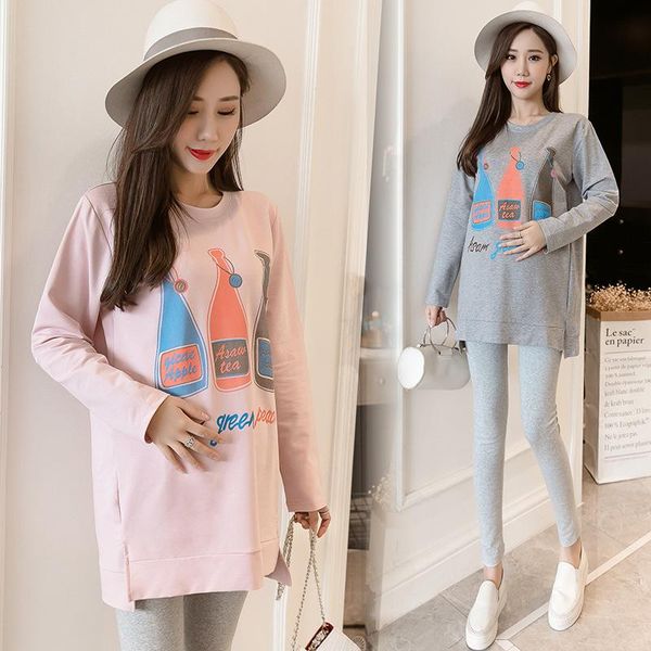 maternity dresses pregnant women autumn clothing style t-shirt korean-style clothes mid-length dress, White
maternity dresses pregnant women autumn clothing style t-shirt korean-style clothes mid-length dress, White