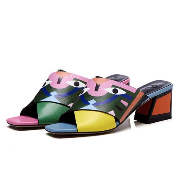 slippers women high heels pumps fashion prints party wedding shoes woman comfort quality pu leather summer sandals, Black
slippers women high heels pumps fashion prints party wedding shoes woman comfort quality pu leather summer sandals, Black