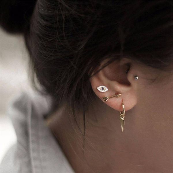 stud bohemian female earrings arrow geometry pendant crystal gold set lady simple birthday party jewelry accessories, Golden;silver
stud bohemian female earrings arrow geometry pendant crystal gold set lady simple birthday party jewelry accessories, Golden;silver
