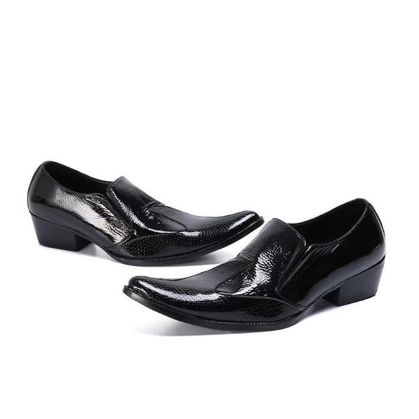 pointed toe loafer genuine leather big size italian oxfords shoes wedding office men suits fashion business dress, Black
pointed toe loafer genuine leather big size italian oxfords shoes wedding office men suits fashion business dress, Black