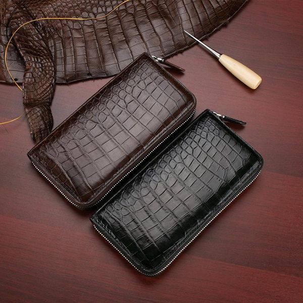 crocodile leather classic wallet men luxury business genuine long zipper clutch purse male black wallets, Red;black
crocodile leather classic wallet men luxury business genuine long zipper clutch purse male black wallets, Red;black