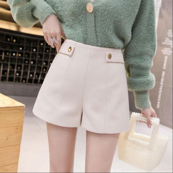 autumn winter women womens shorts high waist wide leg woolen female fashion koream style outerwear warm a line, White;black
autumn winter women womens shorts high waist wide leg woolen female fashion koream style outerwear warm a line, White;black