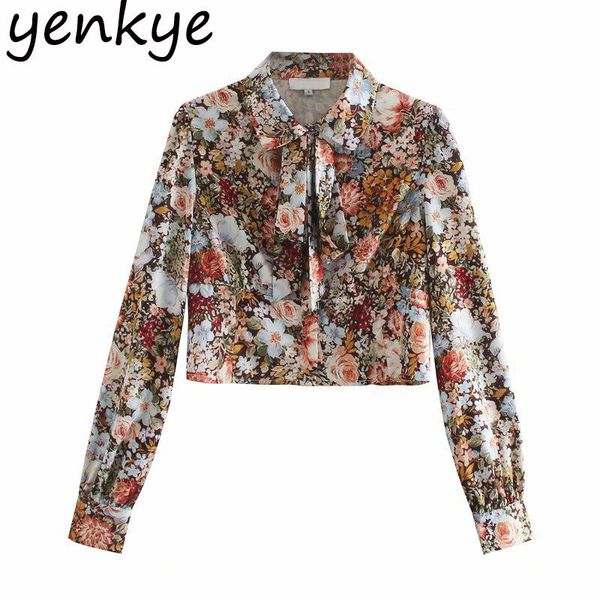 fashion women vintage floral print blouse shirt bow tie lapel collar long sleeve crop ladies shirts spring autumn blusas women's blouse, White
fashion women vintage floral print blouse shirt bow tie lapel collar long sleeve crop ladies shirts spring autumn blusas women's blouse, White
