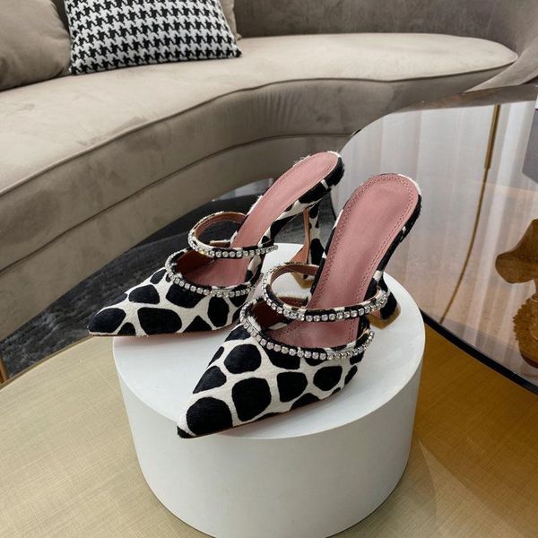 fashion luxury diamond point toe high heel mules slippers women summer wedding party elegant leopard lady sandals shoes, Black
fashion luxury diamond point toe high heel mules slippers women summer wedding party elegant leopard lady sandals shoes, Black