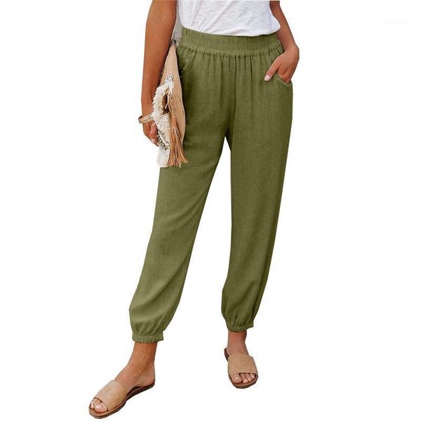 women's pants & capris high waist elastic women summer harem 2021 pocket loose for red trousers green spring, Black;white
women's pants & capris high waist elastic women summer harem 2021 pocket loose for red trousers green spring, Black;white
