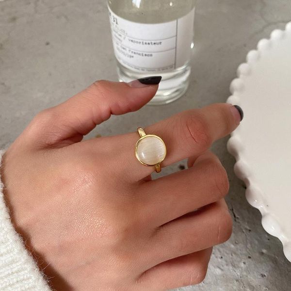 gold authentic 925 sterling silver fine jewelry round opal ring rock adjust tlj1515 cluster rings, Golden;silver
gold authentic 925 sterling silver fine jewelry round opal ring rock adjust tlj1515 cluster rings, Golden;silver