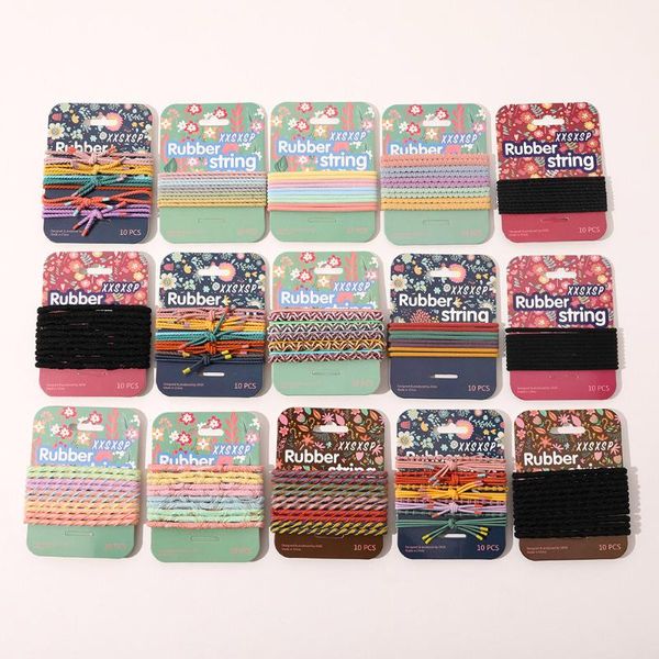 hair accessories 10pcs/set basic elastic bands scrunchie for women girls ties high elasticity rubber ponytail
hair accessories 10pcs/set basic elastic bands scrunchie for women girls ties high elasticity rubber ponytail