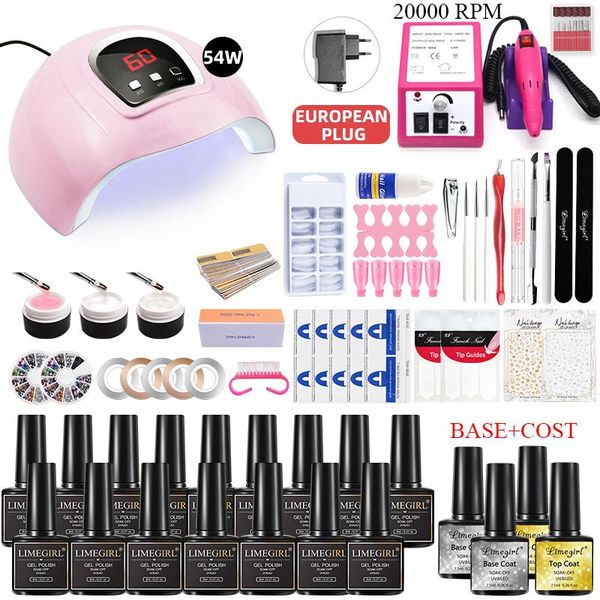 manicure set for nail kit with 72/54w led lamp 20000rpm drill machine polish acrylic art tools kits
manicure set for nail kit with 72/54w led lamp 20000rpm drill machine polish acrylic art tools kits