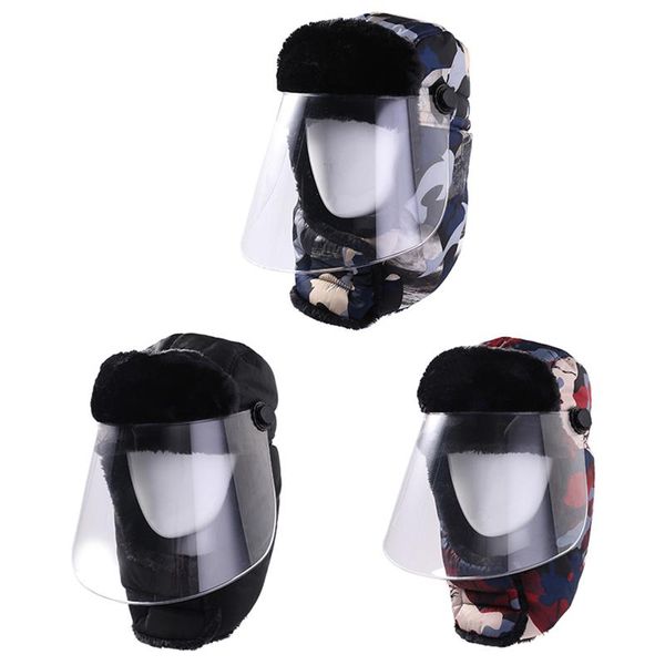 cycling caps & masks outdoor winter warm hat with ear flaps face masque cap trapper 3 in 1 warmer full flap, Black
cycling caps & masks outdoor winter warm hat with ear flaps face masque cap trapper 3 in 1 warmer full flap, Black