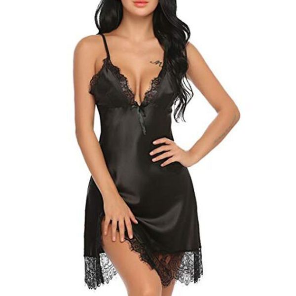 silk satin lace sleepwear women lingerie mini nightdress night gown dress babydoll nightdress sleepshirts nightwear #w, Black;red
silk satin lace sleepwear women lingerie mini nightdress night gown dress babydoll nightdress sleepshirts nightwear #w, Black;red