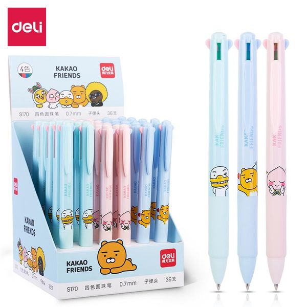 ballpoint pens deli 4 colors kawaii pen 1pcs s170 ball point cute korean stationery kids gift 0.7mm school supplies, Blue;orange
ballpoint pens deli 4 colors kawaii pen 1pcs s170 ball point cute korean stationery kids gift 0.7mm school supplies, Blue;orange