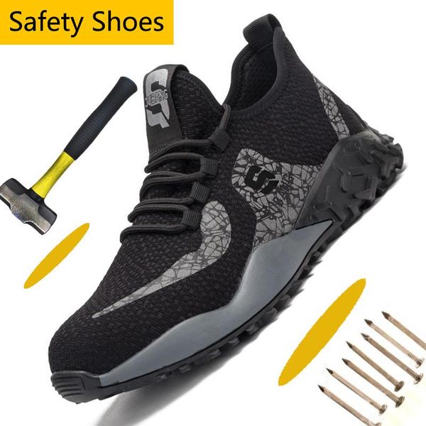 boots lightweight steel toe shoe reflective stripe work shoes men stab proof safety summer hiking athletic sneaker, Black
boots lightweight steel toe shoe reflective stripe work shoes men stab proof safety summer hiking athletic sneaker, Black