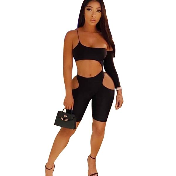 all black hollow out patchwork playsuits women summer streetwear sleeveless jumpsuit casual basic playsuit mujer 210525, Black;white
all black hollow out patchwork playsuits women summer streetwear sleeveless jumpsuit casual basic playsuit mujer 210525, Black;white