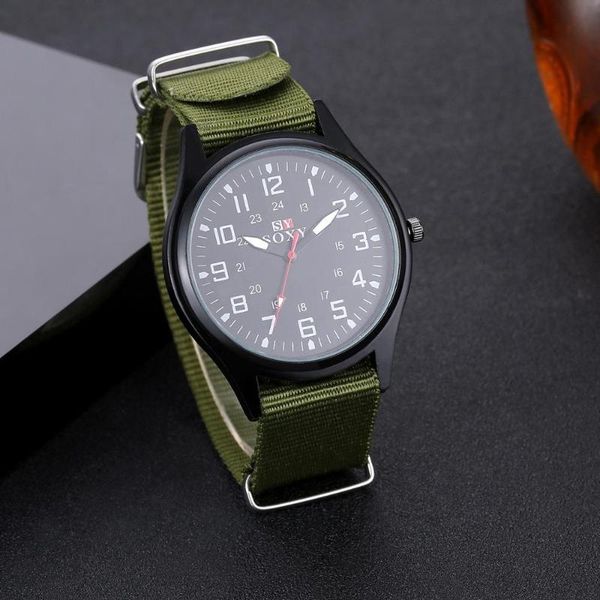wristwatches soxy men's quartz watch 2021 military sports luminous pointer montre homme, Slivery;brown
wristwatches soxy men's quartz watch 2021 military sports luminous pointer montre homme, Slivery;brown