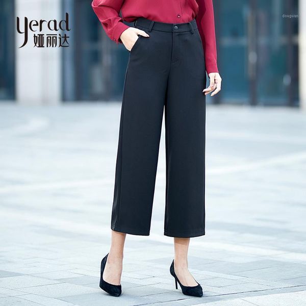 women's pants & capris yerad office lady spring wide leg high waist ankle length black trousers women formal casual loose palazzo, Black;white
women's pants & capris yerad office lady spring wide leg high waist ankle length black trousers women formal casual loose palazzo, Black;white