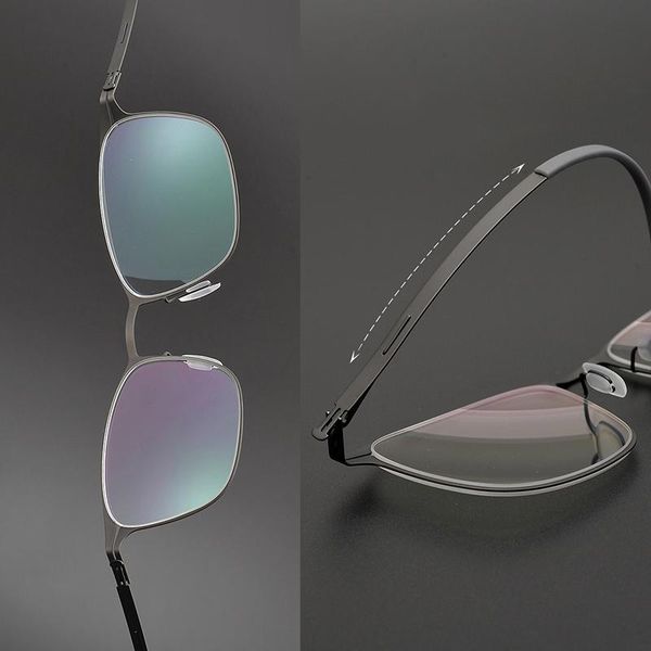 women men screwless rectangle optical eyewear frame prescription glasses for myopia black gold gun spectacles eyeglasses fashion sunglasses
women men screwless rectangle optical eyewear frame prescription glasses for myopia black gold gun spectacles eyeglasses fashion sunglasses