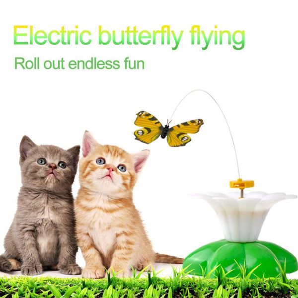 cat toy battery powered electric rotating butterfly bird pattern for random color cute lovely toys
cat toy battery powered electric rotating butterfly bird pattern for random color cute lovely toys