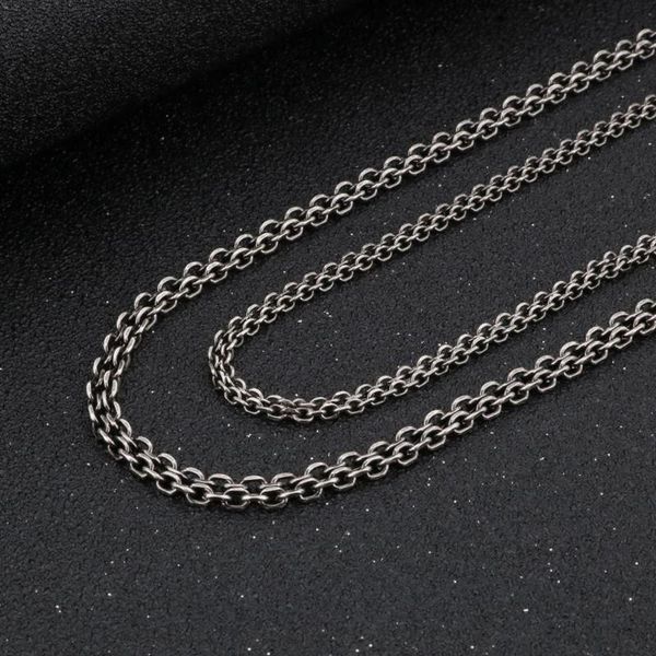 3/6mm width thick 316l stainless steel link chain necklace men personalized male jewelry vintage double layer mens necklaces chains, Silver
3/6mm width thick 316l stainless steel link chain necklace men personalized male jewelry vintage double layer mens necklaces chains, Silver