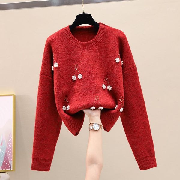 women's sweaters 2021 winter heavy hammer bead melting lazy wind sweater female loose wear short paragraph fleece, White;black
women's sweaters 2021 winter heavy hammer bead melting lazy wind sweater female loose wear short paragraph fleece, White;black