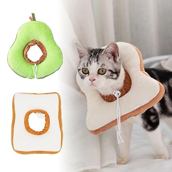 cat costumes adjustable soft cotton pet elizabethan collar toast shaped dog wound healing prevent bite neck ring for pets
cat costumes adjustable soft cotton pet elizabethan collar toast shaped dog wound healing prevent bite neck ring for pets