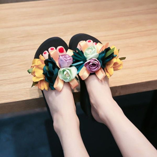 slippers 2021 summer woman shoes women sandals mujer beach flats slides flower flip flops ladies indoor, Black
slippers 2021 summer woman shoes women sandals mujer beach flats slides flower flip flops ladies indoor, Black