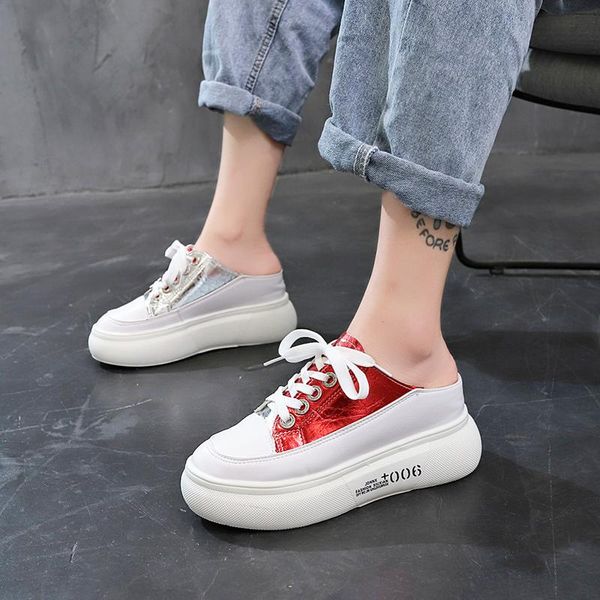 female shoes slippers flat slides platform fashion med cover toe loafers 2021 luxury summer bonded leather pu, Black
female shoes slippers flat slides platform fashion med cover toe loafers 2021 luxury summer bonded leather pu, Black