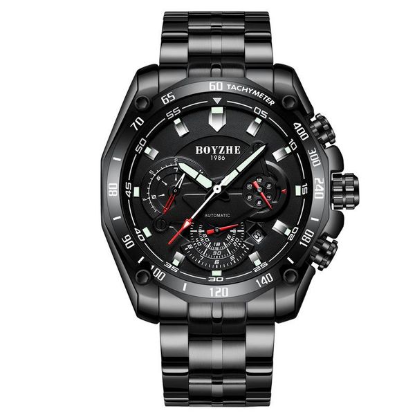 wristwatches luxury fashion brand boyzhe automatic mechanical watch men stainless steel watches relogio masculino, Slivery;brown
wristwatches luxury fashion brand boyzhe automatic mechanical watch men stainless steel watches relogio masculino, Slivery;brown