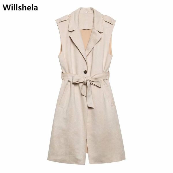 women's vests willshela women fashion with pockets belt single button solid long vest v-neck sleeveless vintage female jacket chic outf, Black;white
women's vests willshela women fashion with pockets belt single button solid long vest v-neck sleeveless vintage female jacket chic outf, Black;white