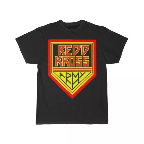 redd kross army short sleeve tee, White;black