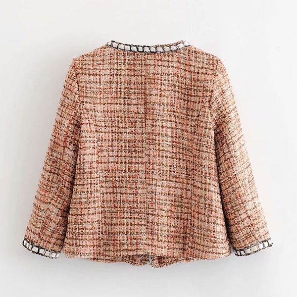 jackets vintage round neck long sleeves xiaoxiangfeng women's jacket coat single breasted fashion temperament tweed chic female, Black;brown
jackets vintage round neck long sleeves xiaoxiangfeng women's jacket coat single breasted fashion temperament tweed chic female, Black;brown
