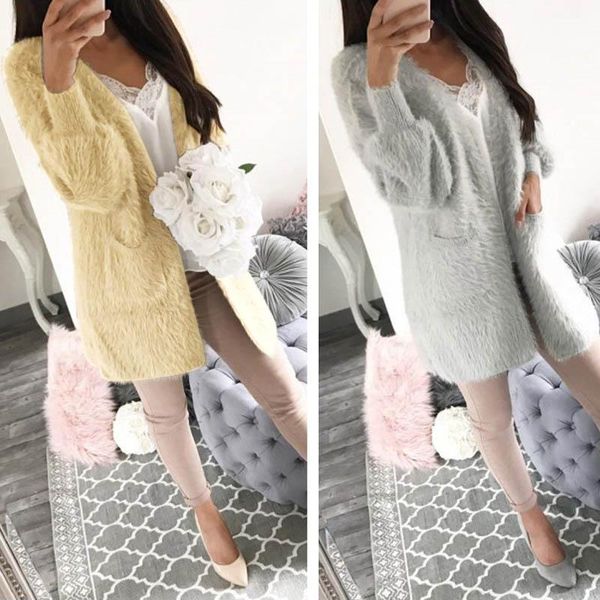 women's jackets fashion autumn winter women coat solid color long sleeve keep warm outerwear plush ladies casual h8, Black;brown
women's jackets fashion autumn winter women coat solid color long sleeve keep warm outerwear plush ladies casual h8, Black;brown