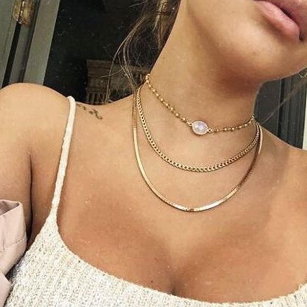 pendant necklaces simple choker necklace / layered of 3 set gift for her snake chain xl168, Silver
pendant necklaces simple choker necklace / layered of 3 set gift for her snake chain xl168, Silver