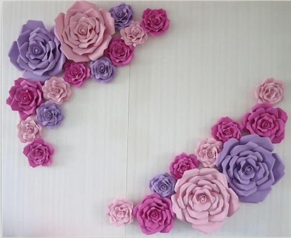 decorative flowers & wreaths wedding suppliers 23pcs handmade giant foam paper rose for background backdrops decorations windows display
decorative flowers & wreaths wedding suppliers 23pcs handmade giant foam paper rose for background backdrops decorations windows display