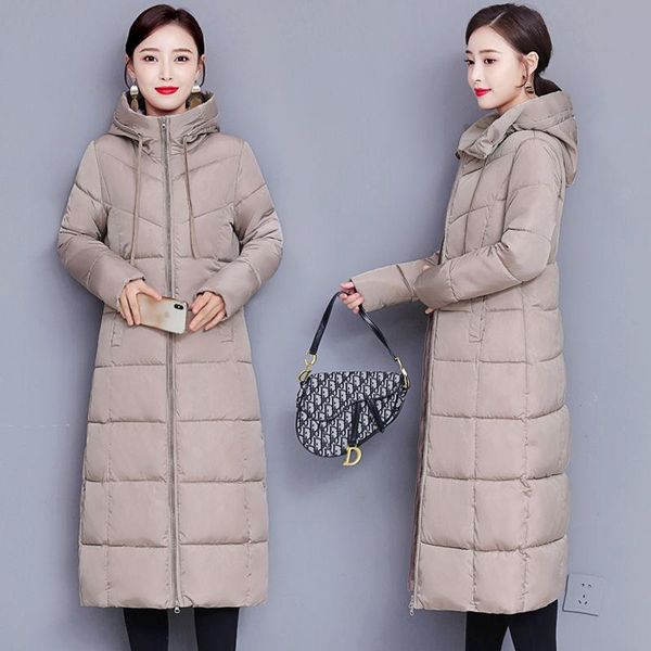 women's down & parkas women long jacket 2021 winter warm thick hooded cotton padded coat female wide-waisted puffer ladies oversize out, Black
women's down & parkas women long jacket 2021 winter warm thick hooded cotton padded coat female wide-waisted puffer ladies oversize out, Black
