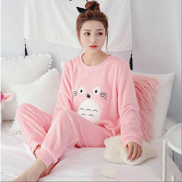 pajama soft thicken women sleepwear flannel warm winter set long sleeve homewear two piece, Black;red
pajama soft thicken women sleepwear flannel warm winter set long sleeve homewear two piece, Black;red