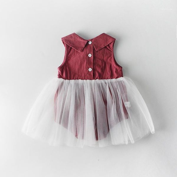 style summer 0-24m baby girl dress sleeveless doll collar mesh bodysuits princess turn-down collar1, Red;yellow
style summer 0-24m baby girl dress sleeveless doll collar mesh bodysuits princess turn-down collar1, Red;yellow